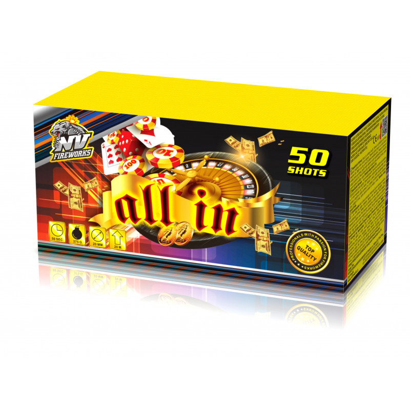 Kompaktní ohňostroj ALL IN 50 ran