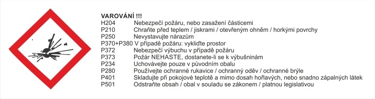 Baterie výmetnic No.1. – 100 ran