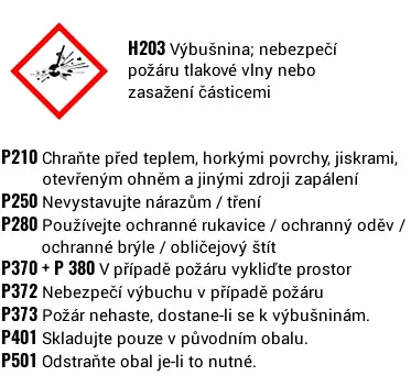Konfety PYROSHOOTER červené