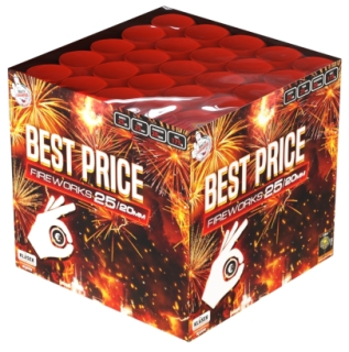 Kompaktní ohňostroj BEST PRICE 25 ran