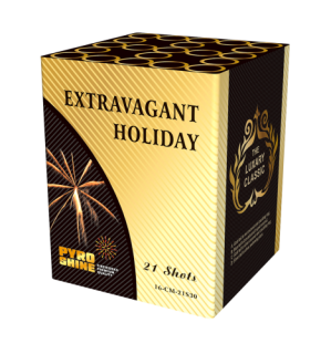 Kompaktní ohňostroj EXTRAVAGANT HOLIDAY 21 ran