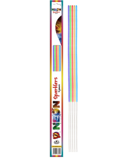 Neonové prskavky 60 cm (5 ks)