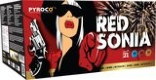 Zahradní ohňostroj RED SONIA 80 ran