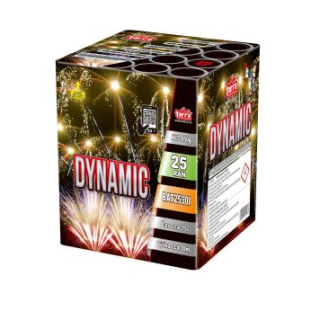 Kompaktní ohňostroj DYNAMIC 25 ran